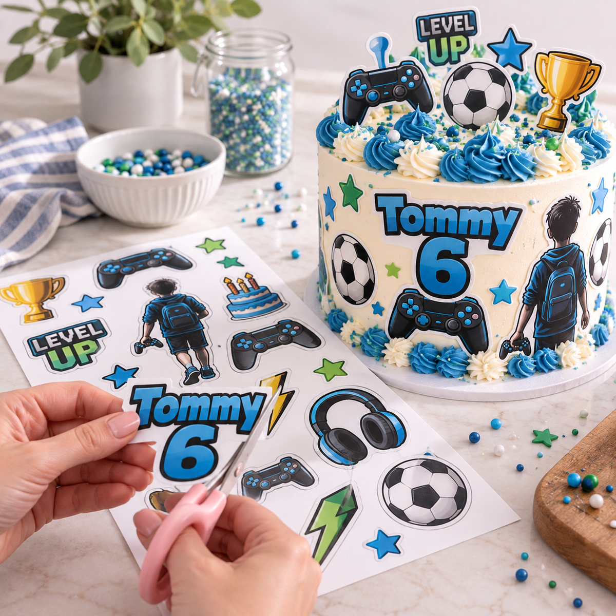 Cut Out Toppers - The Cake Print Studio