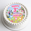Bluey Cake Topper – Edible Cake Topper - The Cake Print Studio