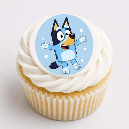 Bluey Cupcake Toppers - Edible Cupcake Toppers - The Cake Print Studio