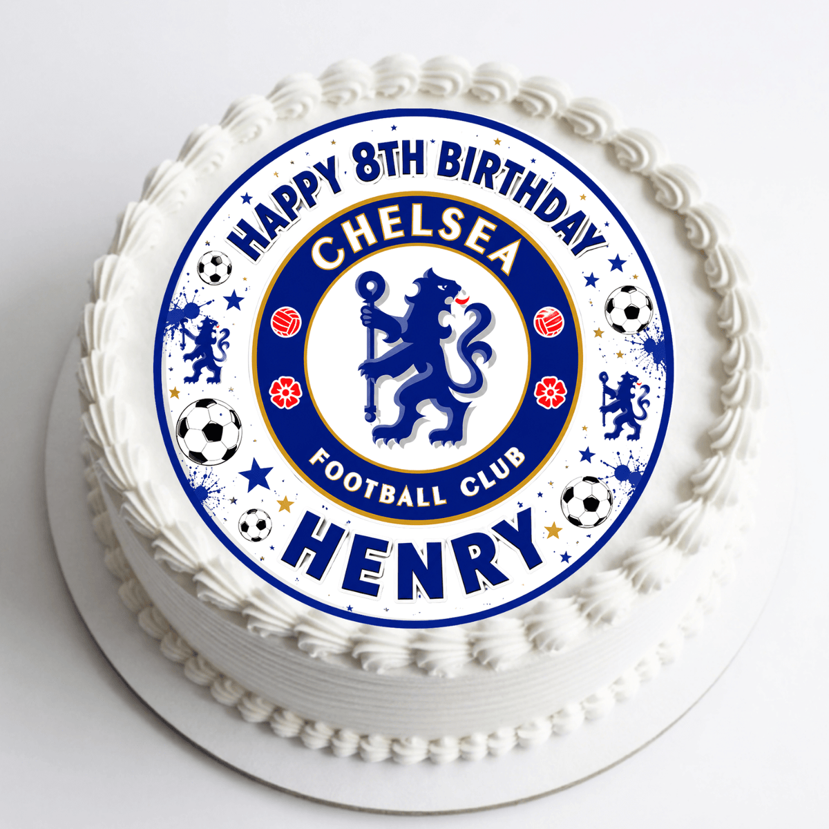 Chelsea Cake Topper – Edible Cake Topper - The Cake Print Studio