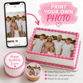 Custom Edible Photo Cake Topper - The Cake Print Studio