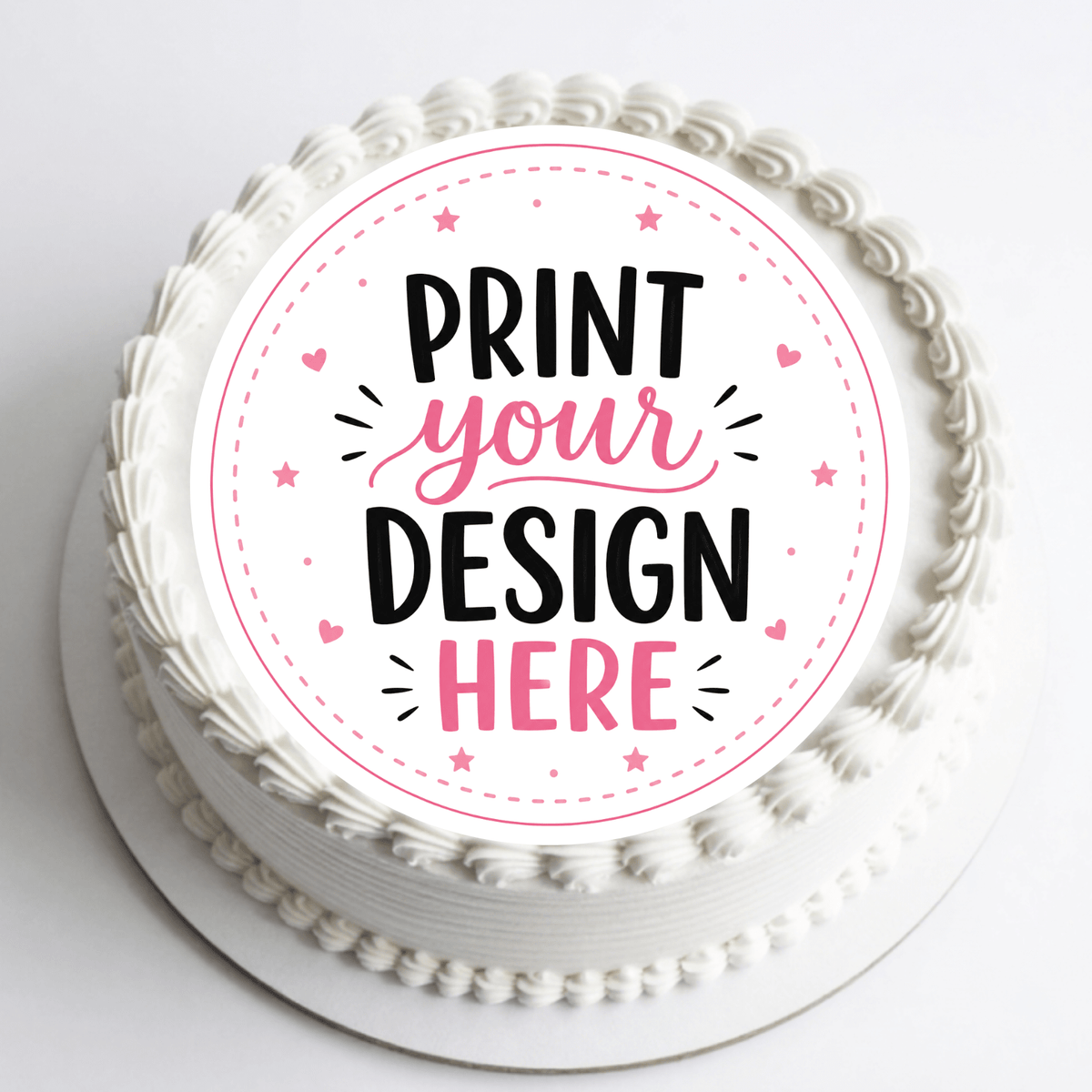 Design Your Own Cake Topper - Custom Personalised Cake Topper - The Cake Print Studio