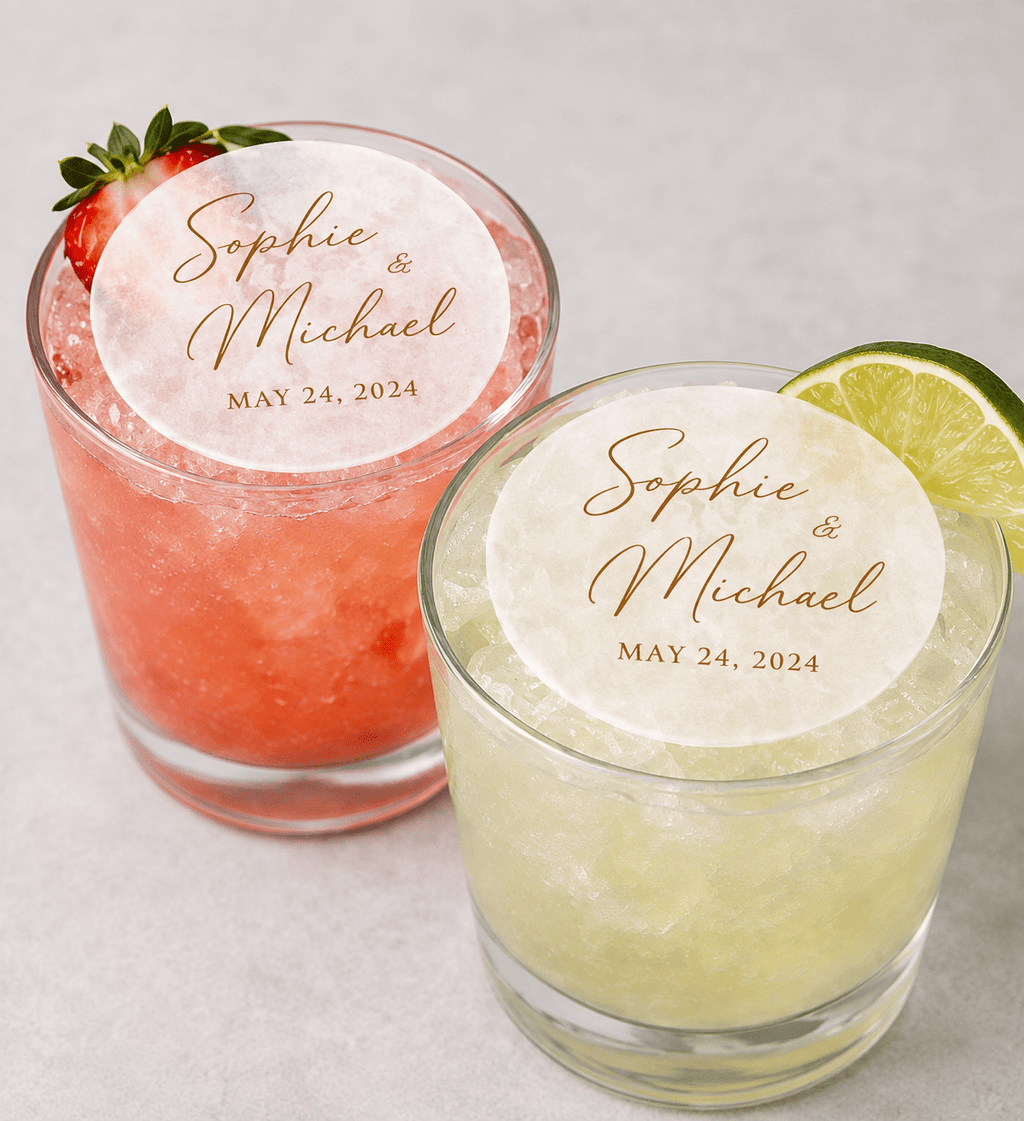 Drink Toppers - Personalised Edible Drink Toppers - The Cake Print Studio
