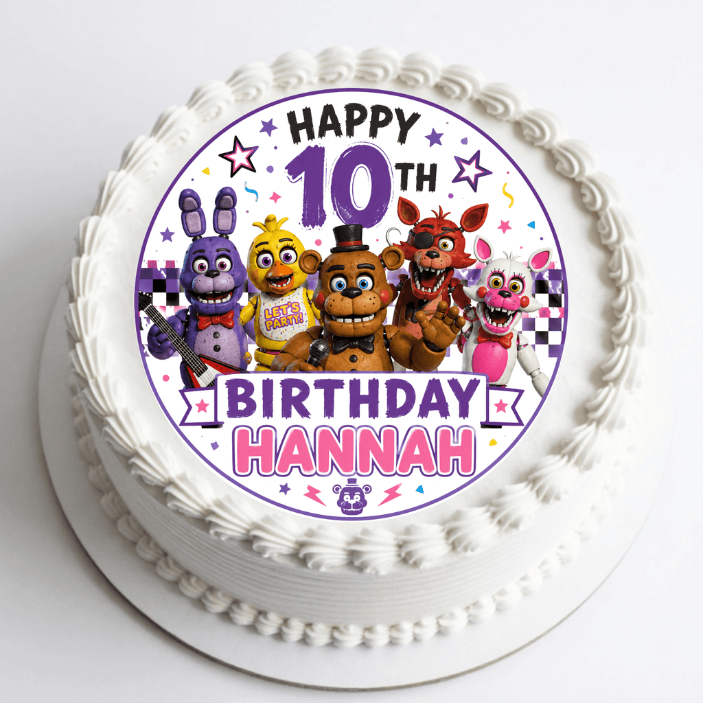 Five Nights at Freddy's Cake Topper – Edible Cake Topper - The Cake Print Studio