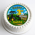John Deere Tractor Cake Topper – Edible Cake Topper - The Cake Print Studio