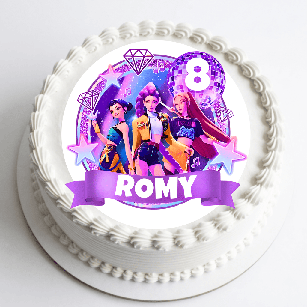 KPOP Demon Hunters Cake Topper – Edible Cake Topper - The Cake Print Studio
