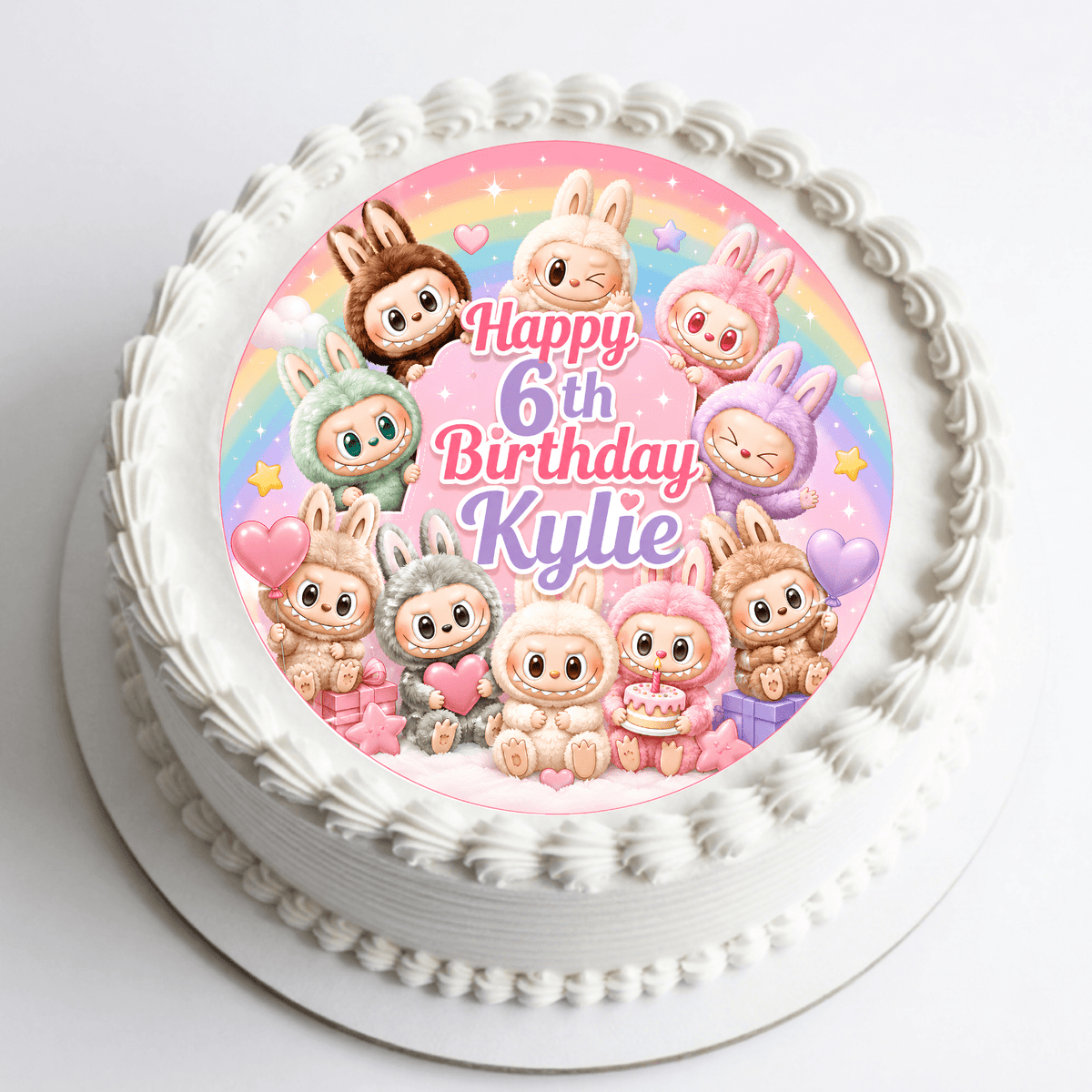 Labubu Cake Topper – Edible Cake Topper - The Cake Print Studio