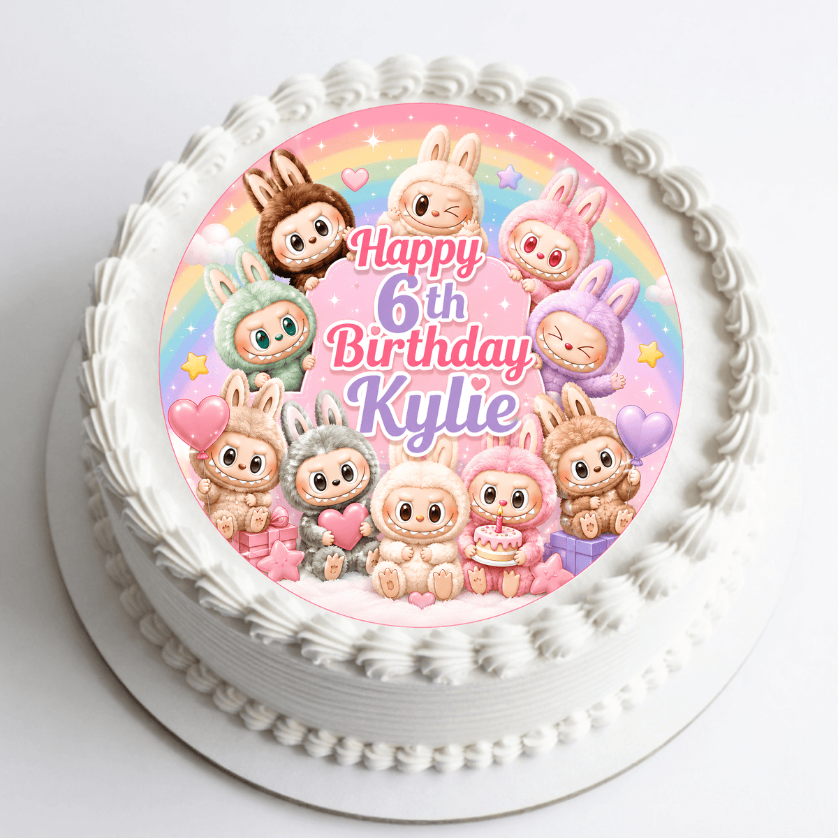 Labubu Cake Topper – Edible Cake Topper - The Cake Print Studio