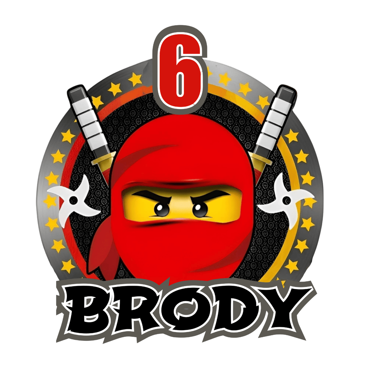 LEGO Ninjago Cake Topper – Edible Cake Topper - The Cake Print Studio