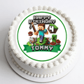 Minecraft Cake Topper – Edible Cake Topper - The Cake Print Studio