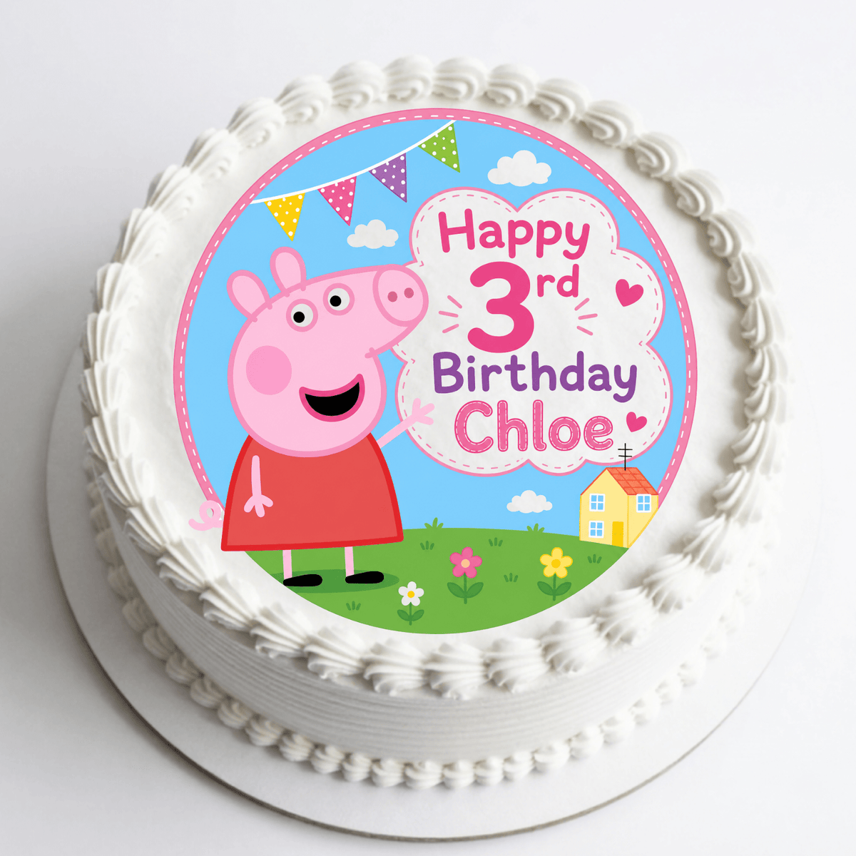 Peppa Pig Cake Topper – Edible Cake Topper - The Cake Print Studio