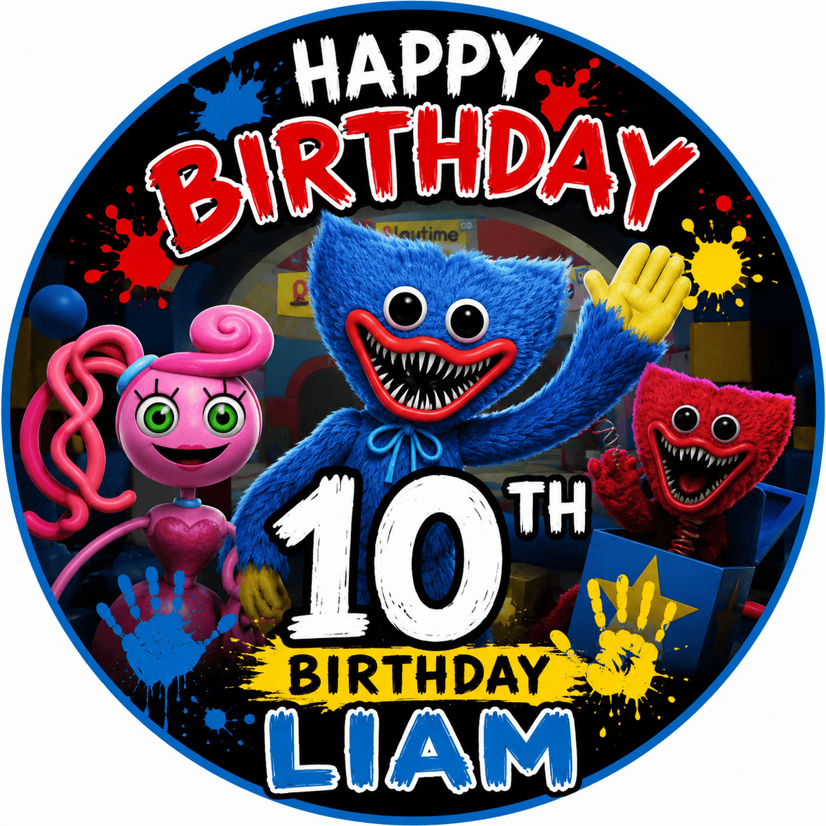 Poppy Playtime Cake Topper – Edible Cake Topper - The Cake Print Studio