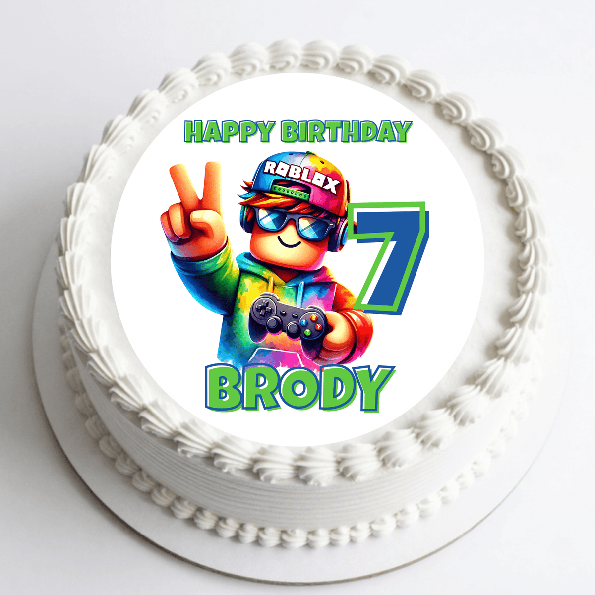 Roblox Cake Topper – Edible Cake Topper - The Cake Print Studio