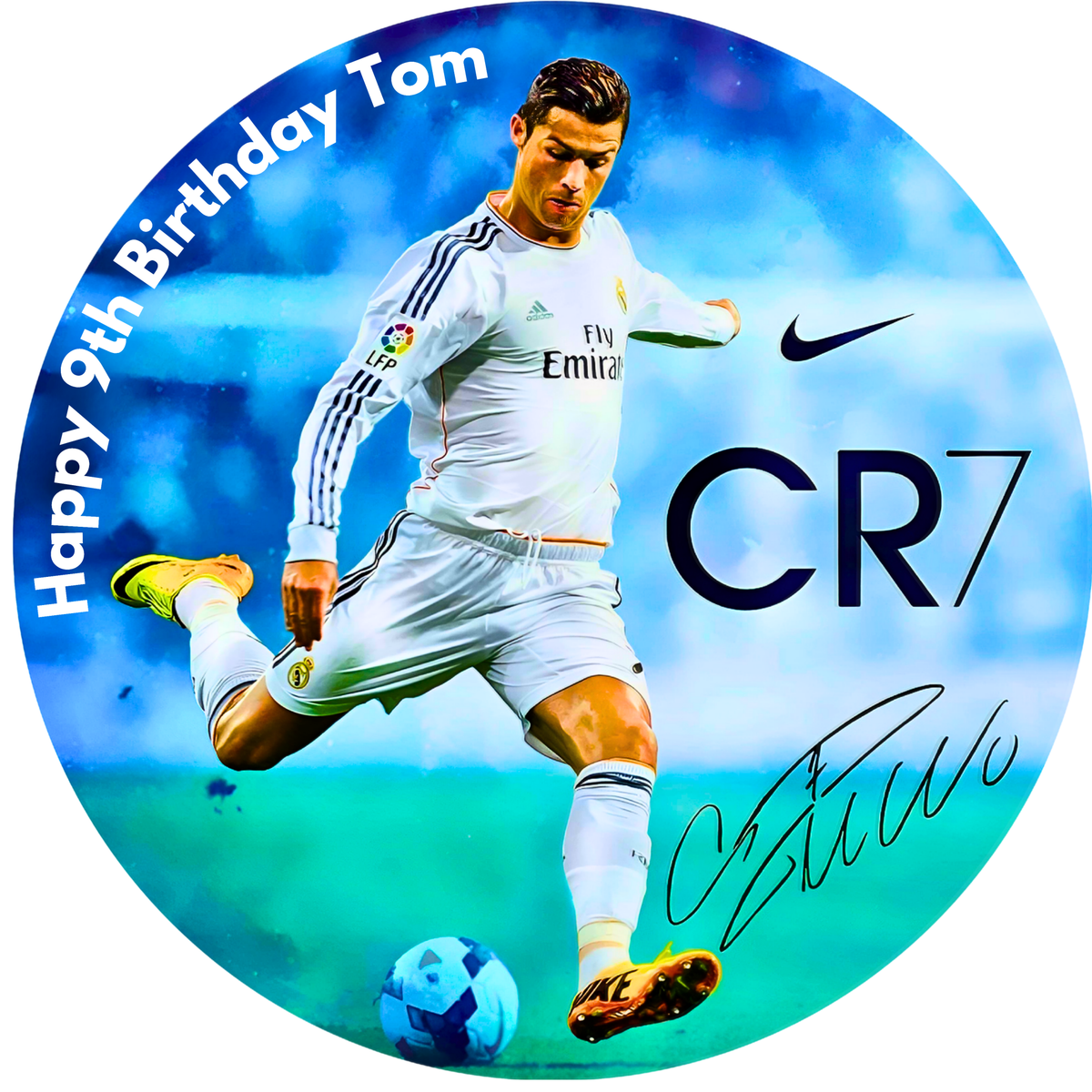 Ronaldo Cake Topper – Edible Cake Topper - The Cake Print Studio