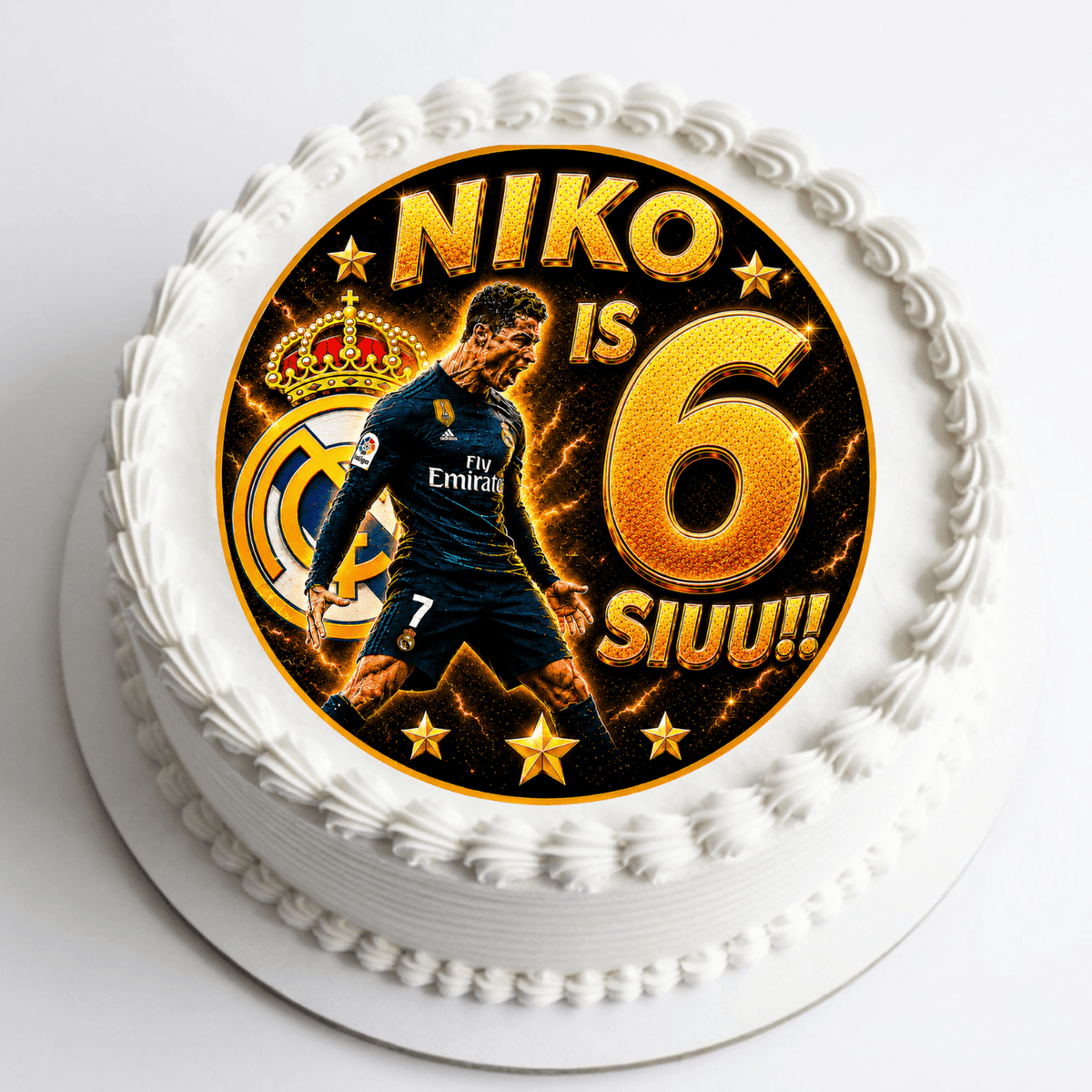 Ronaldo Cake Topper – Edible Cake Topper - The Cake Print Studio