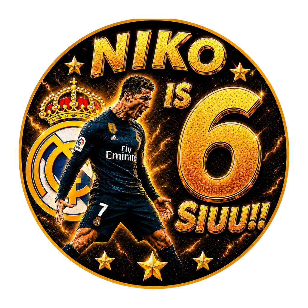 Ronaldo Cake Topper – Edible Cake Topper - The Cake Print Studio