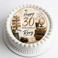 Travel Cake Topper – Edible Cake Topper - The Cake Print Studio