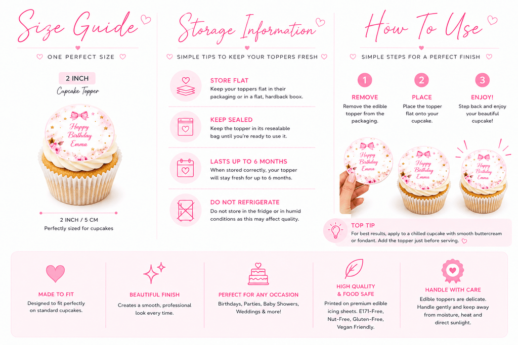Wedding Cupcake Toppers – Emerald Green Edible Cupcake Toppers - The Cake Print Studio