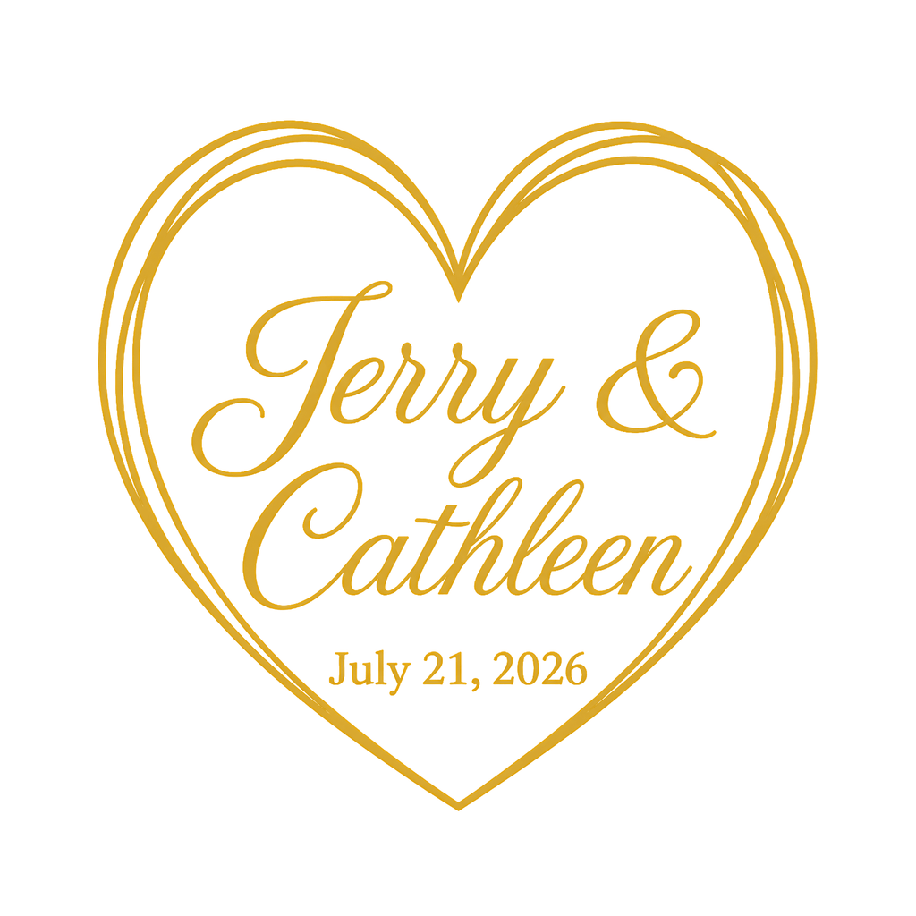Wedding Cupcake Toppers – Gold Edible Cupcake Toppers - The Cake Print Studio